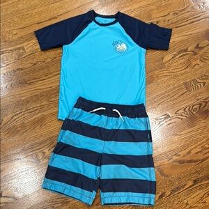 Boys’ Gap bathing suit & rashguard set
